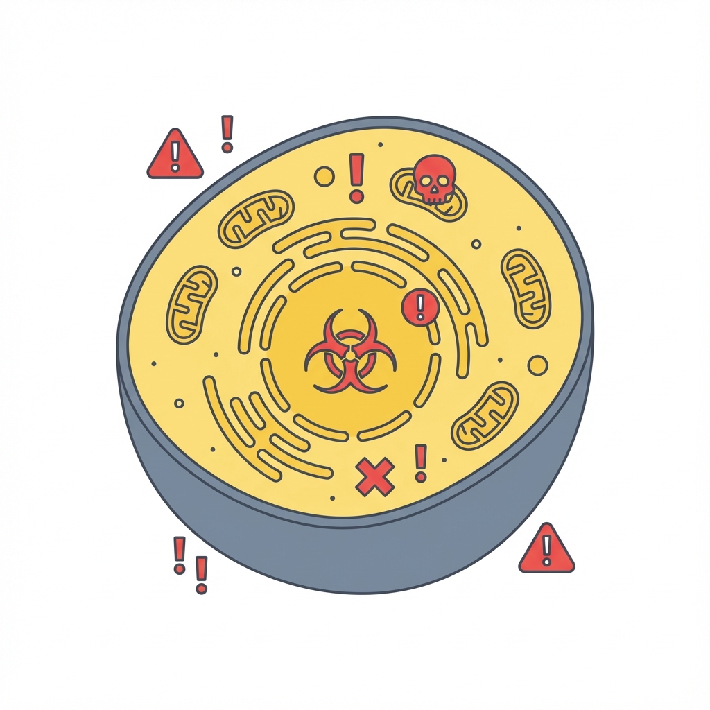 Nano-scale visualization of metabolic burden